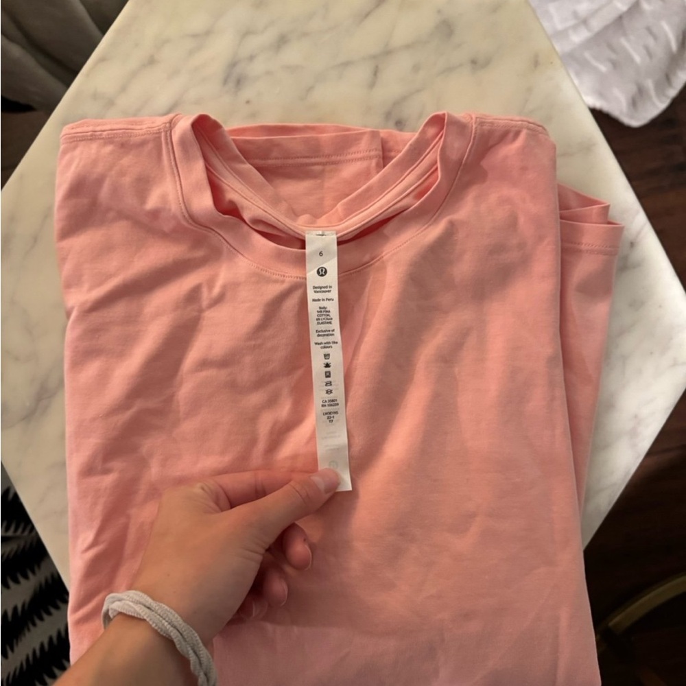 lululemon athletica Pink Long Sleeve Tee